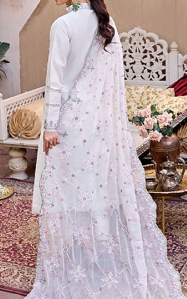 Motifz White/Lilac Lawn Suit | Pakistani Lawn Suits- Image 2