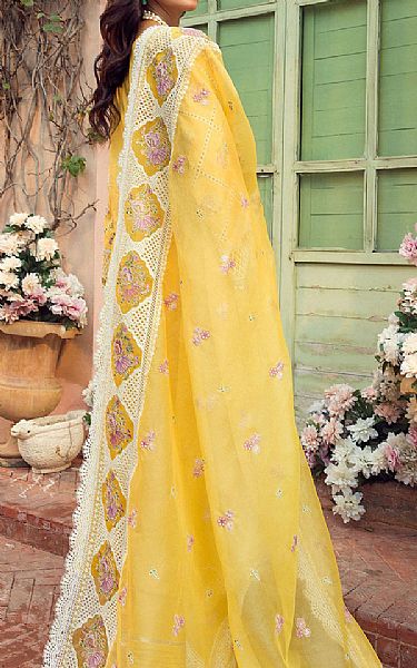 Motifz Yellow Lawn Suit | Pakistani Lawn Dress in USA- Image 2