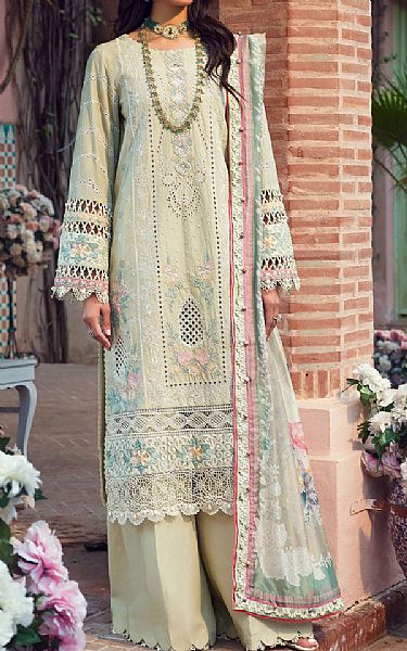 Motifz Pistachio Lawn Suit | Pakistani Lawn Suits- Image 1