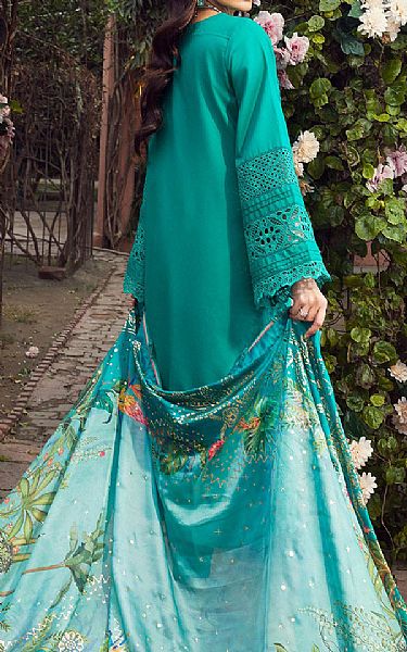 Motifz Teal Lawn Suit | Pakistani Lawn Dress in USA- Image 2