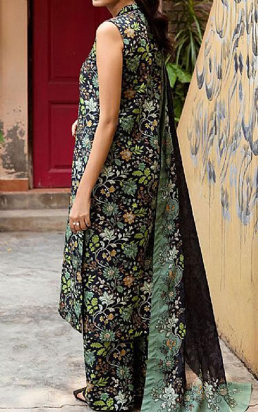 Motifz Black/Pistachio Cambric Suit | Pakistani Winter Dresses in USA- Image 2