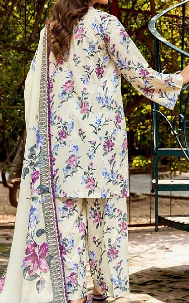 Motifz Off-white Cambric Suit | Pakistani Winter Dresses in USA- Image 2