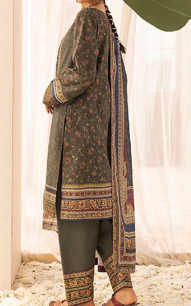 Motifz Grey Khaddar Suit | Pakistani Winter Dresses in USA- Image 2