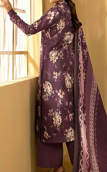 Motifz Plum Khaddar Suit | Pakistani Winter Dresses in USA- Image 2