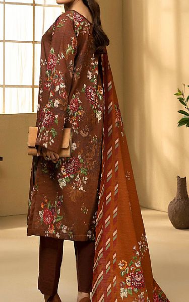 Motifz Brown Khaddar Suit | Pakistani Winter Dresses in USA- Image 2
