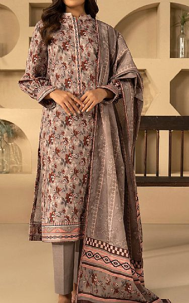 Motifz Chestnut Khaddar Suit | Pakistani Winter Dresses in USA- Image 1