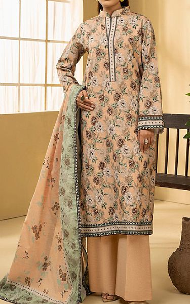 Motifz Tan Khaddar Suit | Pakistani Winter Dresses in USA- Image 1