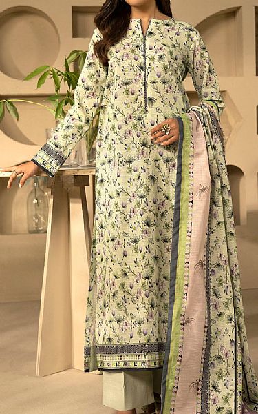 Motifz Light Green Khaddar Suit | Pakistani Winter Dresses in USA- Image 1