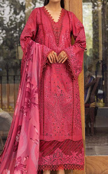 Motifz Solid Pink Lawn Suit | Pakistani Lawn Dress in USA- Image 1