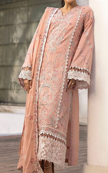 Motifz Rose Pink Lawn Suit | Pakistani Lawn Dress in USA- Image 1