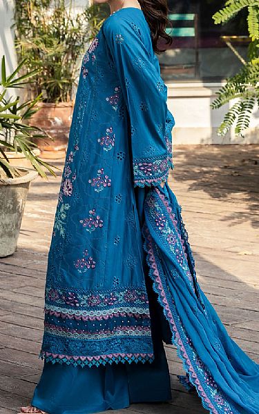 Motifz Denim Blue Lawn Suit | Pakistani Lawn Dress in USA- Image 2
