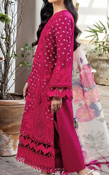 Motifz Hot Pink Lawn Suit | Pakistani Lawn Dress in USA- Image 2