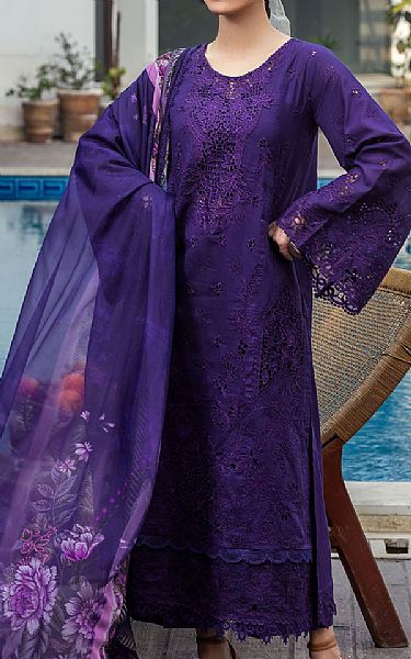 Motifz Indigo Lawn Suit | Pakistani Lawn Dress in USA- Image 1