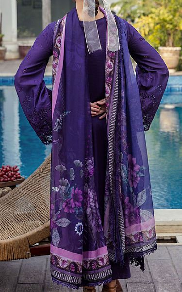 Motifz Indigo Lawn Suit | Pakistani Lawn Dress in USA- Image 2