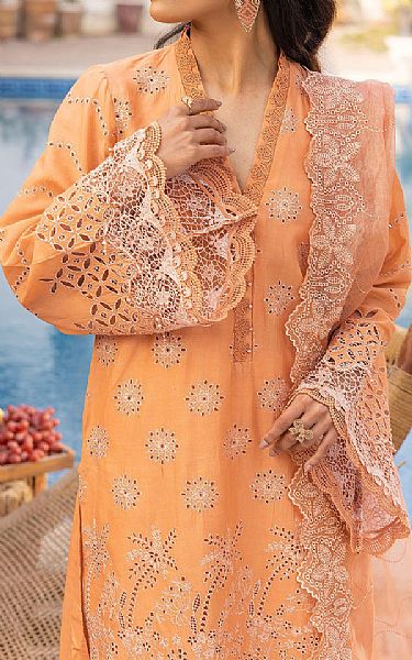 Motifz Peach Lawn Suit | Pakistani Lawn Dress in USA- Image 2