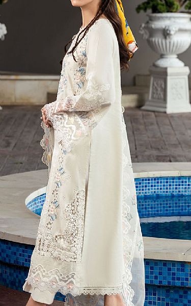 Motifz Off-white Lawn Suit | Pakistani Lawn Dress in USA- Image 2