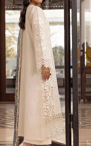 Motifz Off-white Lawn Suit | Pakistani Lawn Dress in USA- Image 2