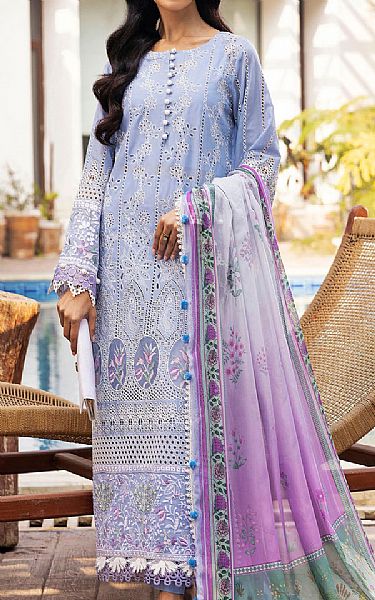 Motifz Cadet Blue Lawn Suit | Pakistani Lawn Dress in USA- Image 1