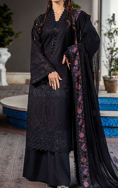 Motifz Black Lawn Suit | Pakistani Lawn Dress in USA- Image 1