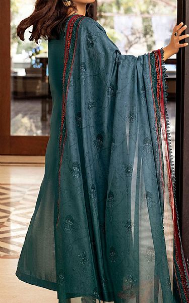 Motifz Teal Lawn Suit | Pakistani Lawn Dress in USA- Image 2