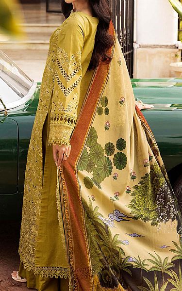 Motifz Lime Green Lawn Suit | Pakistani Lawn Dress in USA- Image 2