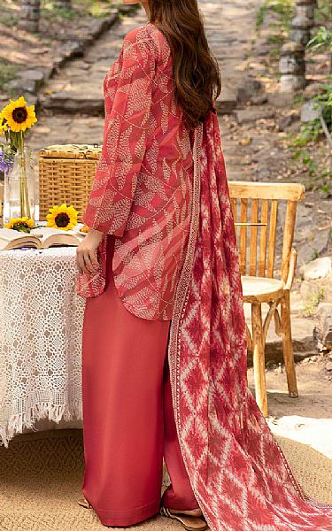 Motifz Auburn Red Lawn Suit | Pakistani Lawn Dress in USA- Image 2