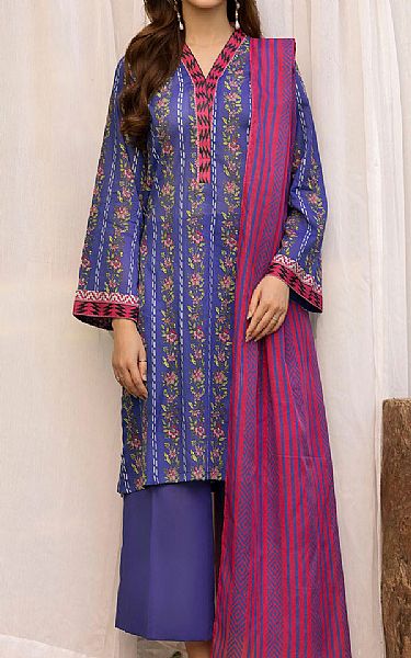 Motifz Navy Blue Lawn Suit | Pakistani Lawn Dress in USA- Image 1
