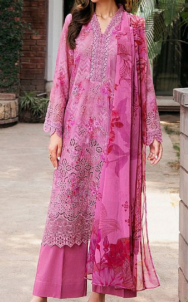 Motifz Pink Lawn Suit | Pakistani Lawn Dress in USA- Image 1