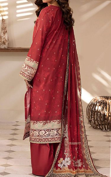 Motifz Maroon Lawn Suit | Pakistani Lawn Dress in USA- Image 2