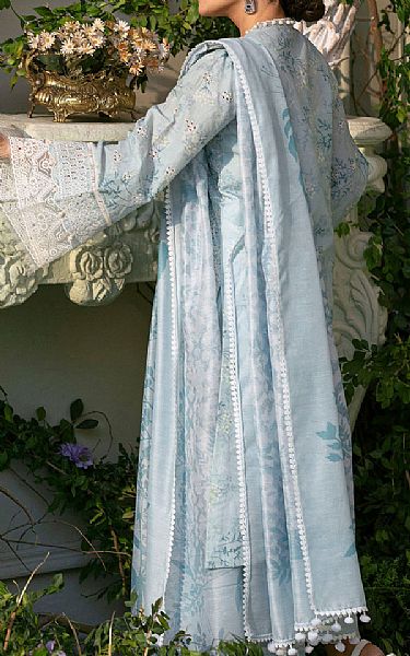 Motifz Baby Blue Lawn Suit | Pakistani Lawn Dress in USA- Image 2