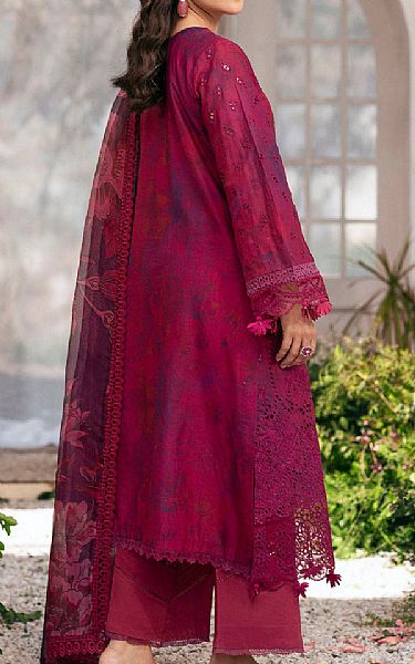 Motifz Wine Lawn Suit | Pakistani Lawn Dress in USA- Image 2