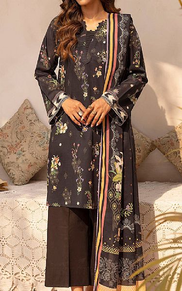 Motifz Black Lawn Suit | Pakistani Lawn Dress in USA- Image 1
