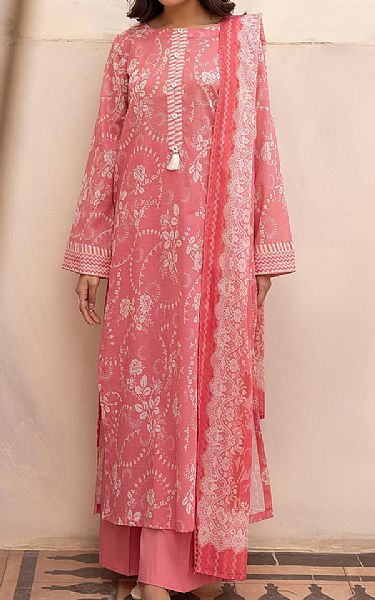 Motifz Pink Lawn Suit | Pakistani Lawn Dress in USA- Image 1