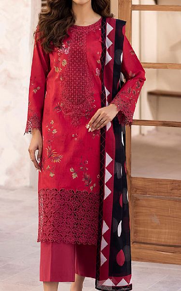 Motifz Scarlet Lawn Suit | Pakistani Lawn Dress in USA- Image 1