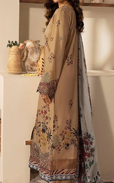 Motifz Beige Lawn Suit | Pakistani Lawn Dress in USA- Image 2