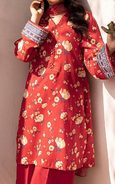 Motifz Scarlet Lawn Suit | Pakistani Lawn Dress in USA- Image 2