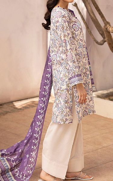 Motifz Off-white Lawn Suit | Pakistani Lawn Dress in USA- Image 2