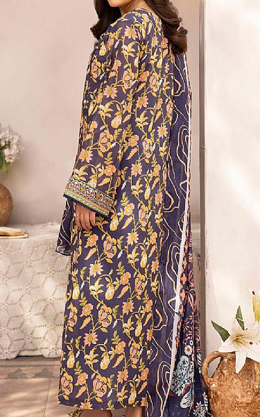 Motifz Navy Blue Lawn Suit | Pakistani Lawn Dress in USA- Image 2