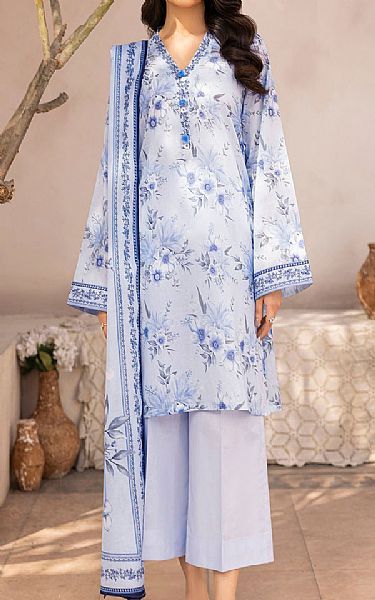 Motifz Cadet Blue Lawn Suit | Pakistani Lawn Dress in USA- Image 1