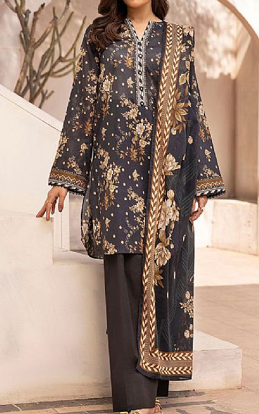 Motifz Black Lawn Suit | Pakistani Lawn Dress in USA- Image 1