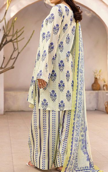 Motifz Yellow/Blue Lawn Suit | Pakistani Lawn Dress in USA- Image 2