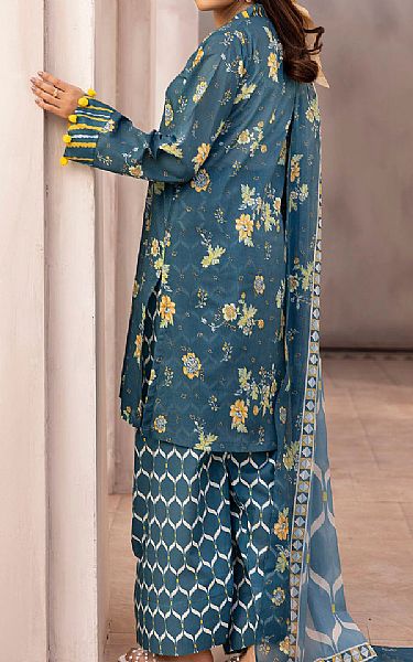 Motifz Teal Lawn Suit | Pakistani Lawn Dress in USA- Image 2