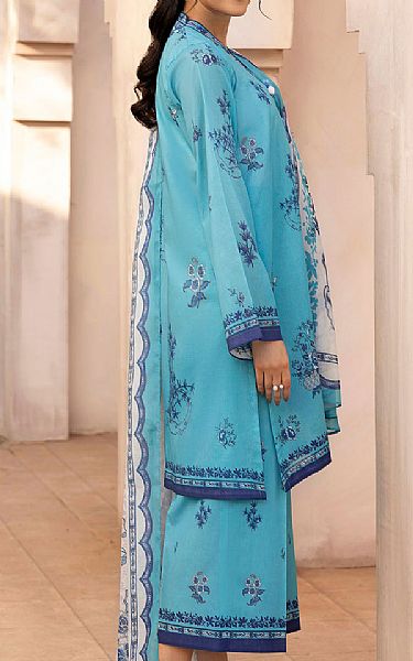 Motifz Turquoise Lawn Suit | Pakistani Lawn Dress in USA- Image 2