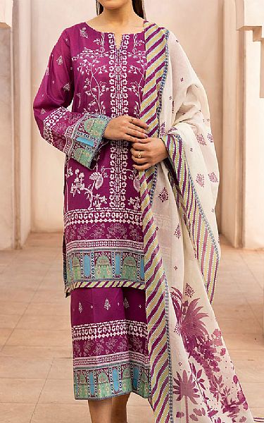 Motifz Purple Lawn Suit | Pakistani Lawn Dress in USA- Image 1