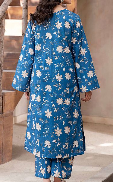 Motifz Denim Blue Lawn Suit (2 Pcs) | Pakistani Lawn Dress in USA- Image 2
