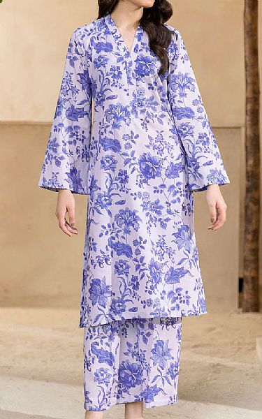 Motifz White/Blue Lawn Suit (2 Pcs) | Pakistani Lawn Dress in USA- Image 1