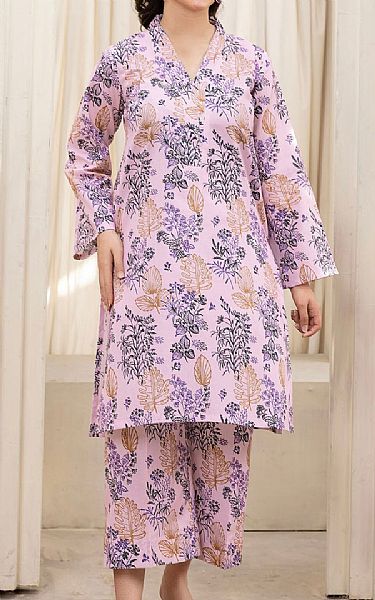 Motifz Rose Pink Lawn Suit (2 Pcs) | Pakistani Lawn Dress in USA- Image 1