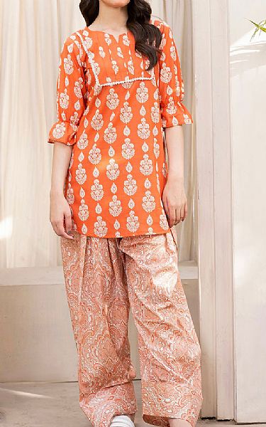 Motifz Coral Lawn Suit (2 Pcs) | Pakistani Lawn Dress in USA- Image 1