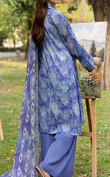 Motifz Blue Lawn Suit | Pakistani Lawn Dress in USA- Image 2