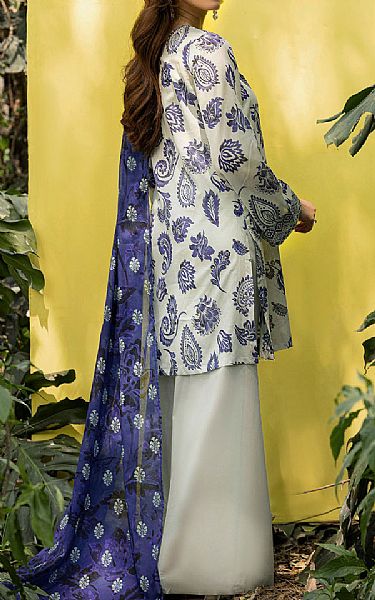 Motifz Light Turquoise/Blue Lawn Suit | Pakistani Lawn Dress in USA- Image 2